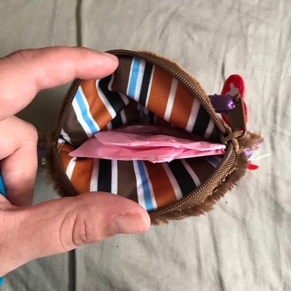 🌟6/$25🌟 NWT Ty monkey coin purse wristlet - Picture 2 of 2